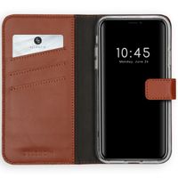 Selencia Étui portefeuille en cuir véritable Apple iPhone 11 - Marron clair