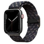 Uniq Aspen Designer Edition Bracelet Tressé Apple Watch Series 1 á 10 / SE / Ultra (2) (44/45/46/49 mm) - Obsidian Blue