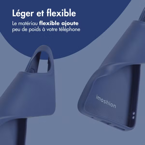 imoshion Coque Couleur Motorola Moto G05 / E15 - Bleu foncé