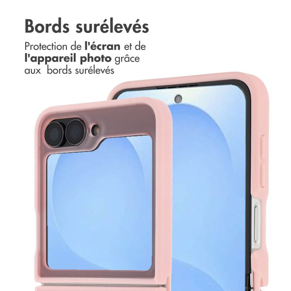 imoshion Coque Color Guard avec MagSafe Samsung Galaxy Z Flip 7 FE - Rose