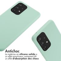 imoshion Coque en silicone avec cordon Samsung Galaxy A33 - Vert menthe