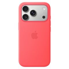Apple Coque en silicone avec MagSafe Apple iPhone 17 Pro - Bright Guava