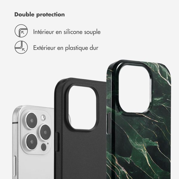 Selencia Coque arrière Vivid Apple iPhone 14 Pro - Chic Marble Quartz