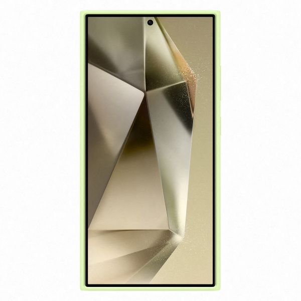 Samsung Original Coque en silicone Samsung Galaxy S24 Ultra - Light Green