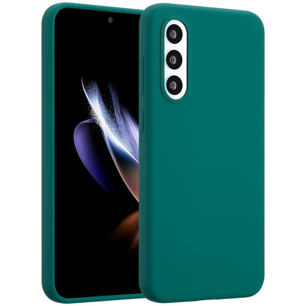 Accezz Coque Liquid Silicone Samsung Galaxy A56 - Forest Green