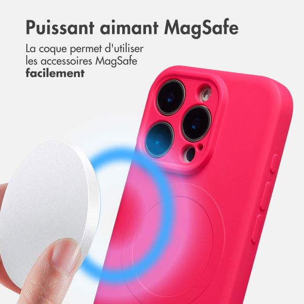 imoshion Coque Couleur avec MagSafe Apple iPhone 16 Pro - Neon Pink