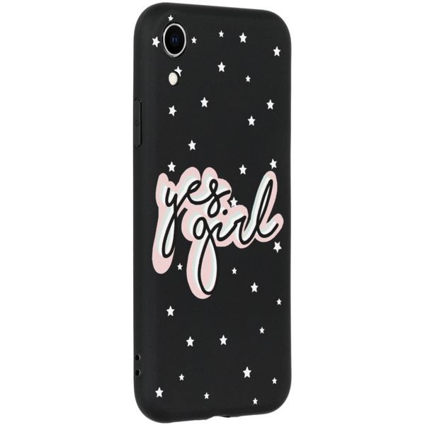 Coque design Color iPhone Xr - Yes Girl