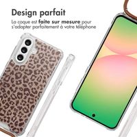 imoshion Coque Design avec cordon Samsung Galaxy A56 - Leopard Mood