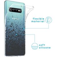 imoshion Coque Design Samsung Galaxy S10 - Eclaboussures - Noir