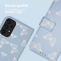 imoshion Étui de téléphone portefeuille Design Samsung Galaxy A33 - Butterfly