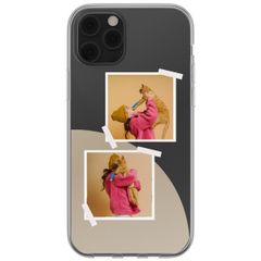 Coque personnalisée avec pellicule N°2 iPhone 12 (Pro) - Transparent