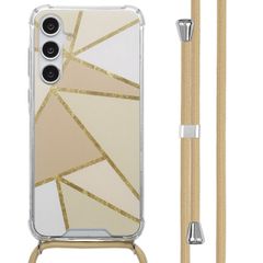 imoshion Coque Design avec cordon Samsung Galaxy A55 - Beige Graphic