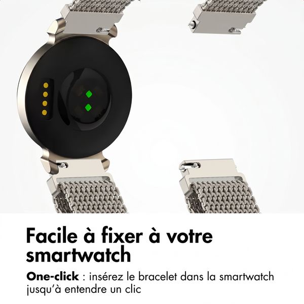 imoshion Bracelet magnétique milanais Garmin Lily 2 - Lumière stellaire