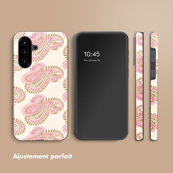 Selencia Coque arrière Vivid Samsung Galaxy A57 (5G) - Paisley Blush