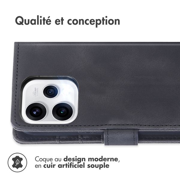 imoshion Etui de télephone portefeuille avec cordon Oppo Reno15 (5G) - Noir