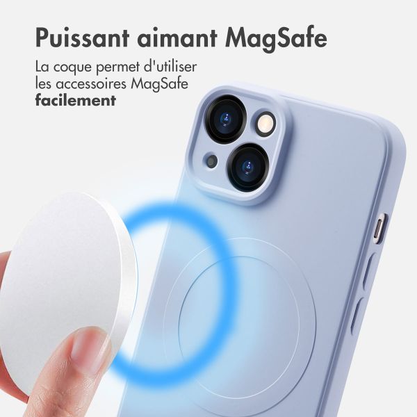 imoshion Coque Couleur avec MagSafe iPhone 14 - Lilas