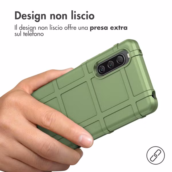 imoshion Coque Rugged Shield Sony Xperia 10 V - Vert foncé