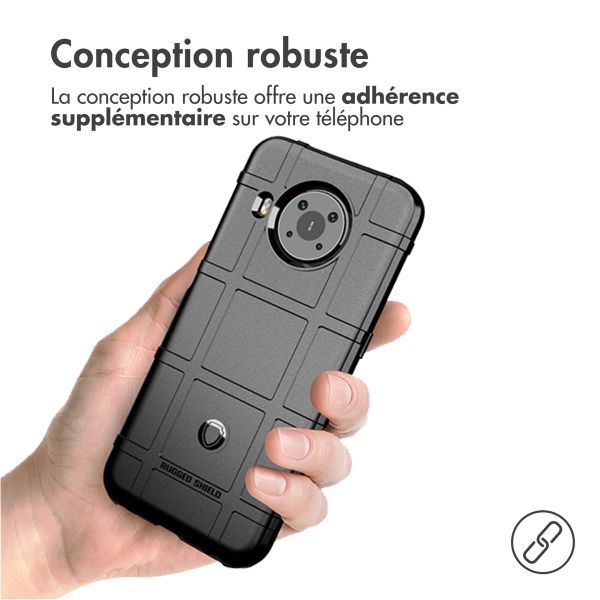 imoshion Coque Arrière Rugged Shield Nokia X10 / X20 - Noir