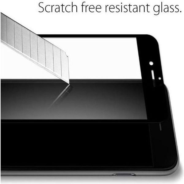 Spigen Protection d'écran en verre trempé GLAStR iPhone SE (2022 / 2020) / 8 / 7 - Noir