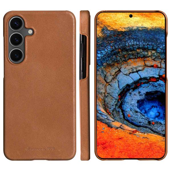 dbramante1928 Étui de téléphone portefeuille Lynge Samsung Galaxy A56 - Tan