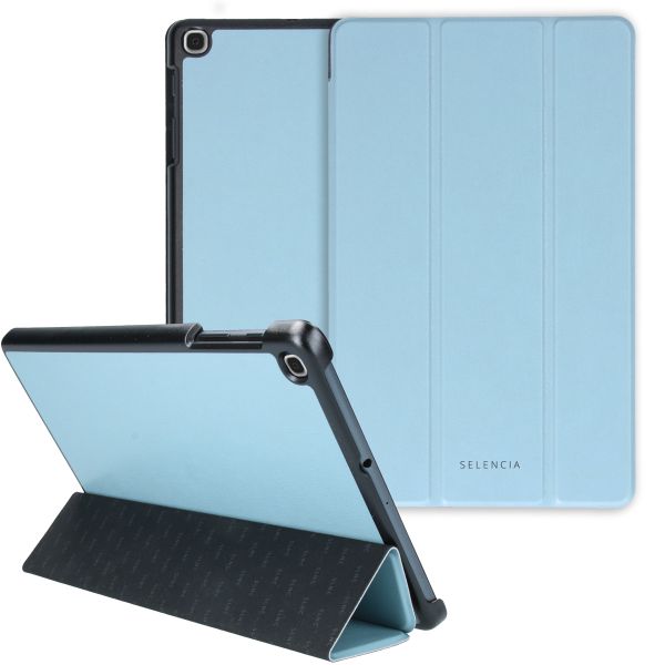 Selencia Coque en cuir vegan Trifold Book Galaxy Tab A 10.1 (2019)