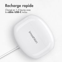 imoshion Aura Pro Écouteurs intra-auriculaires sans fil - Réduction active du bruit (ANC) - Blanc