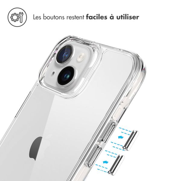 imoshion Coque Rugged Air pour iPhone 15 - Transparent