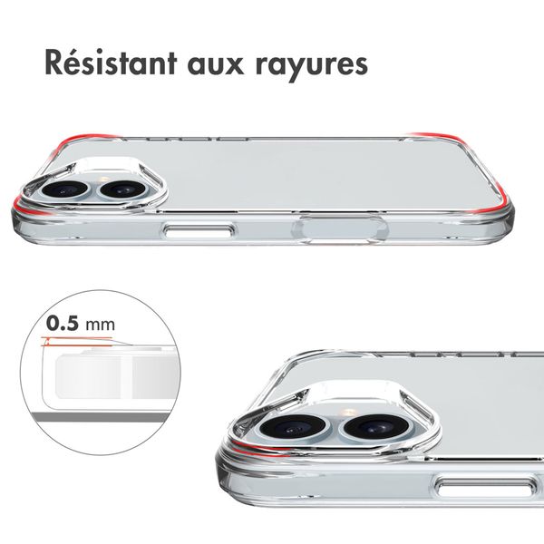 imoshion Coque Rugged Air Apple iPhone 16 Plus - Transparent