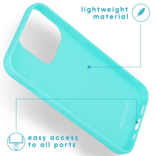imoshion Coque Couleur Apple iPhone 13 Pro - Vert menthe