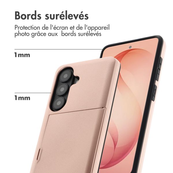 imoshion Coque arrière avec porte-cartes Samsung Galaxy S26 Plus - Rose Gold