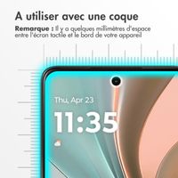 Accezz Protection d'écran en verre trempé Motorola Moto G75 5G