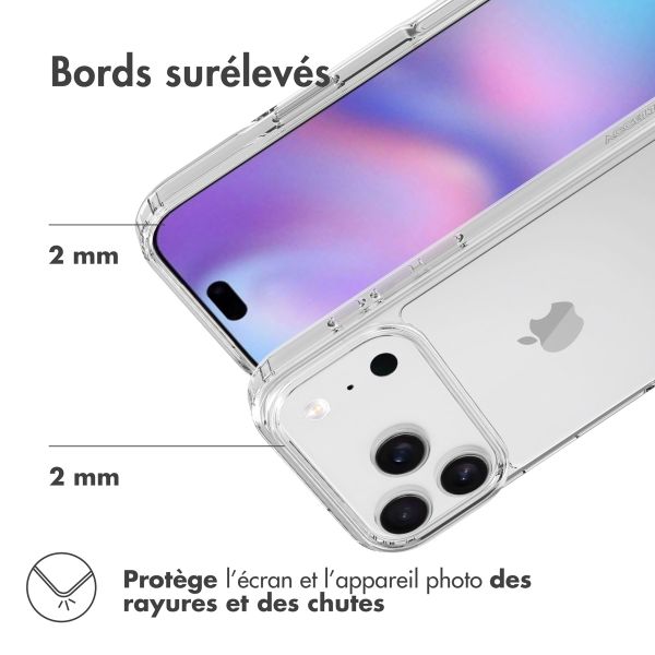 Accezz Coque Xtreme Impact Apple iPhone 17 Pro - Transparent
