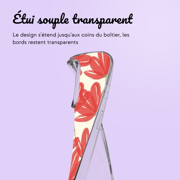 Coque avec votre propre photo et/ou texte Apple iPhone 15 - Bloemen