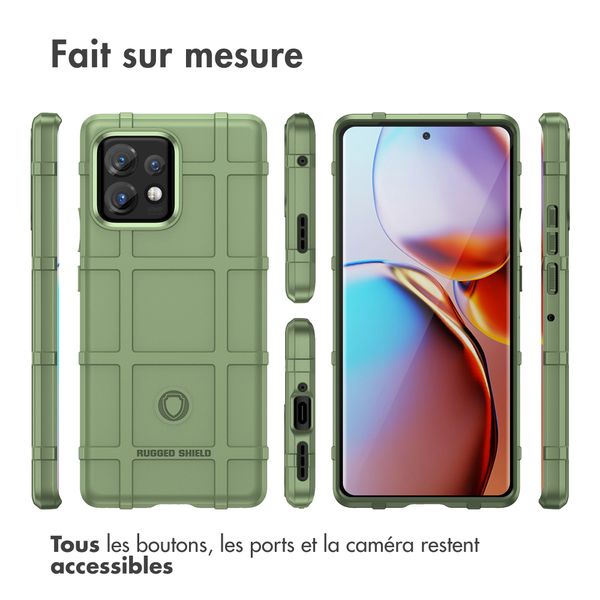 imoshion Coque Arrière Rugged Shield Motorola Edge 40 Pro - Vert