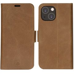 dbramante1928 Étui de télephone portefeuille Apple iPhone 14 - Marron