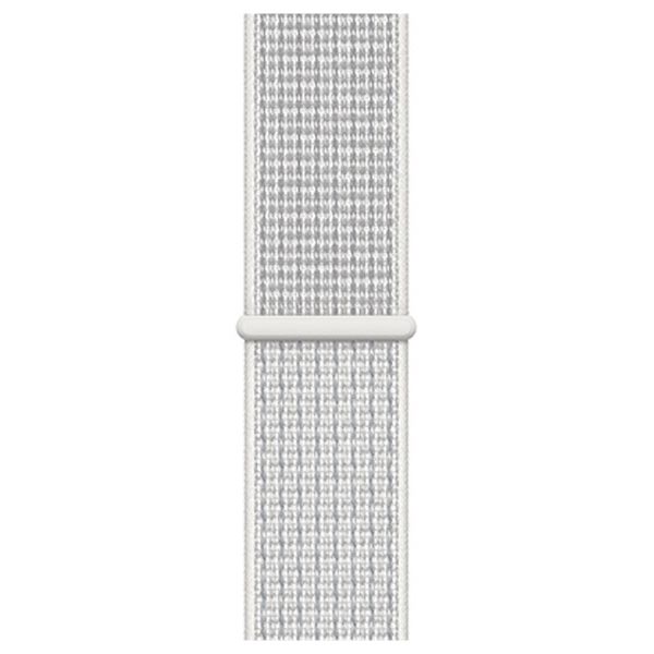 Apple Bracelet Nike Sport Loop Apple Watch Series 1 t/m 9 / SE (38/40/41 mm) | Series 10 / 11 (42 mm) - Summit White
