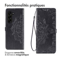 imoshion Etui de télephone Mandala Samsung Galaxy Z Fold 6 - Noir