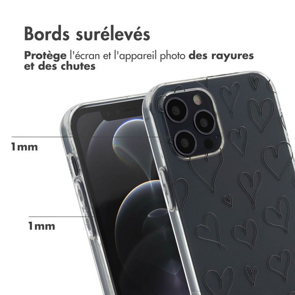 imoshion Coque Design Apple iPhone 12 (Pro) - Hearts