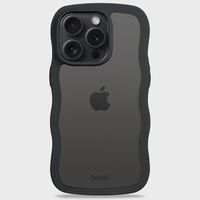 Holdit Coque Wavy Apple iPhone 15 Pro - Black / Transparent