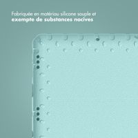 imoshion Coque kidsproof avec poignée Samsung Galaxy Tab A11 Plus / A9 Plus - Soft Blue