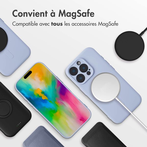 imoshion Coque Couleur avec MagSafe Apple iPhone 16 Pro Max - Lila / Lilac
