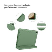imoshion Coque kidsproof avec poignée Samsung Galaxy Tab A11 Plus / A9 Plus - Olive Green