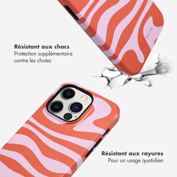 Selencia Coque arrière Vivid Tough iPhone 14 Pro - Dream Swirl Pink