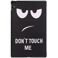 imoshion Coque tablette Design Trifold Lenovo Tab P11 / P11 Plus - Don't touch