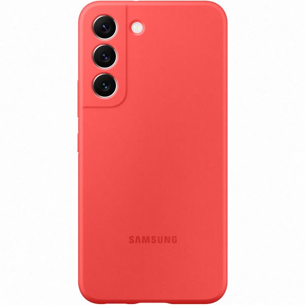 Samsung Original Coque en silicone Galaxy S22 - Coral