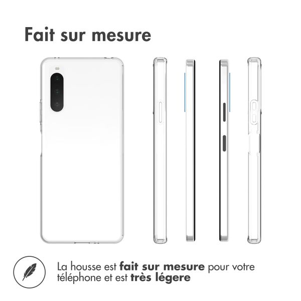 Accezz Coque Clear Sony Xperia 10 IV - Transparent