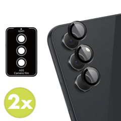 imoshion Lot de 2 protections d'objectif de caméra Samsung Galaxy A55 - Noir