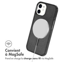 imoshion Coque Pailletée avec MagSafe Apple iPhone 12 (Pro) - Glitter Noir