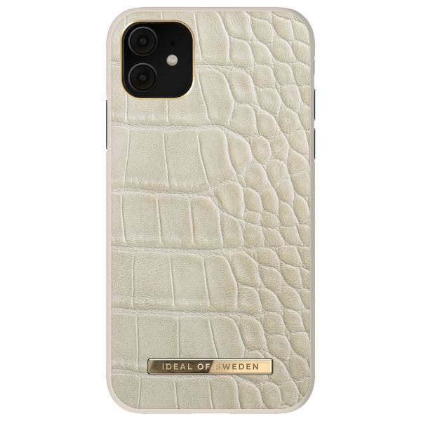 iDeal of Sweden Coque Atelier iPhone 11 - Caramel Croco