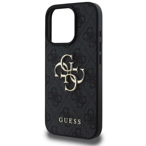 Guess Coque 4G Metal Logo Backcover Apple iPhone 16 Pro Max - Noir